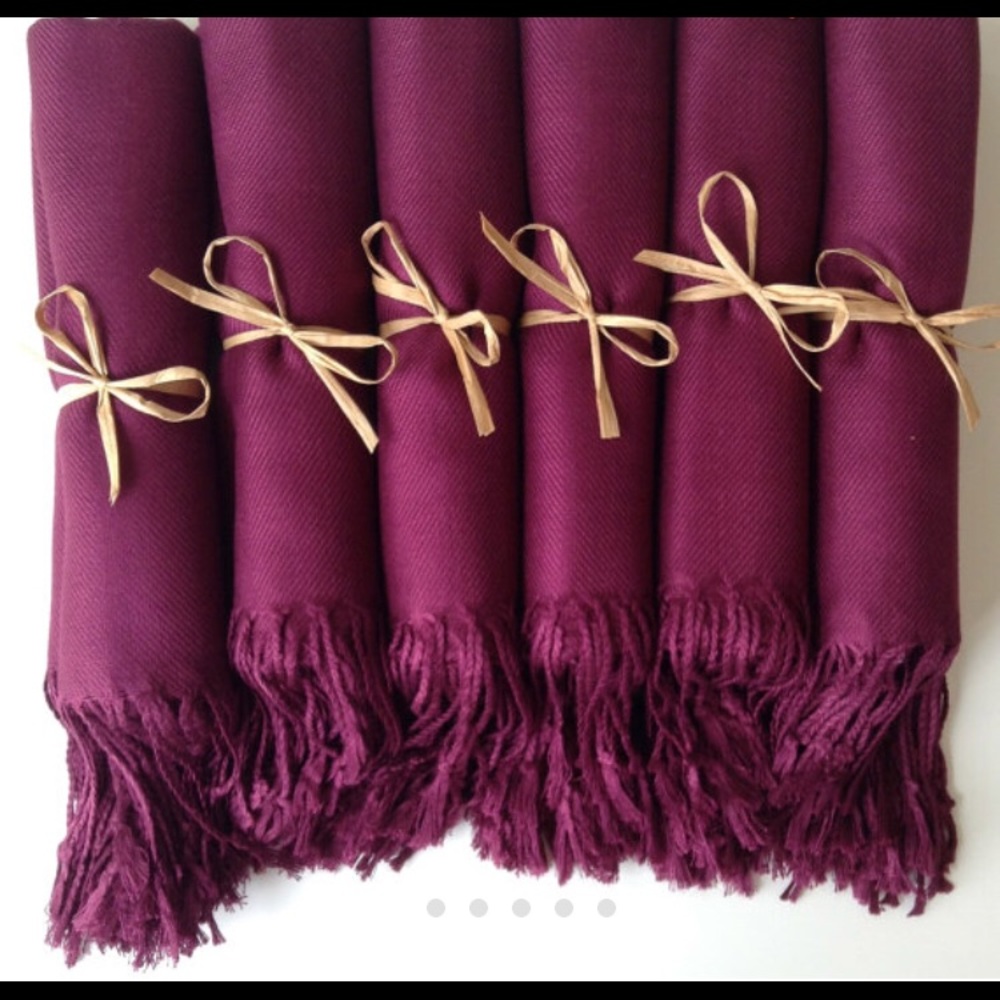 Fall Wedding!! 7 Garnet burgundy shawl brand new!